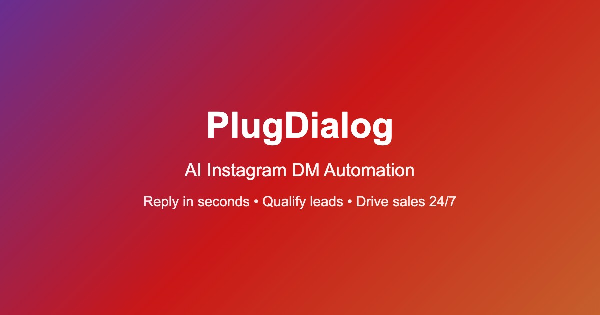 Plug Text Message Your AI Agent for Instagram, WhatsApp and Telegram | PlugDialog